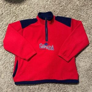 Vintage Jasper Canada Quarter Zip Fleece